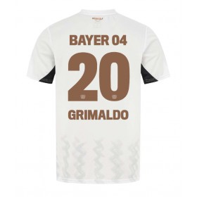 Bayer Leverkusen Alejandro Grimaldo #20 Borta Kläder 2024-25 Kortärmad